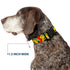Buckle-Down Plastic Clip Collar - Taco Man - 1" Wide, Fits 11-17" Neck - Medium
