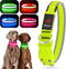 YFbrite Light up Dog Collar, USB Rechargeable LED Puppy Collar for Night Walking (Green, Large)