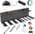 Wall Mount Resistance Bands Rack for Home Gym Equipment Storage, Jump Ropes, Yoga Mat, Foam Roller, Chains, 16.5", Black