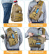 PLUSINNO Water-Resistant Fishing Backpack Tackle Bag with Rod Holder, Ideal Fishing Gifts for Men