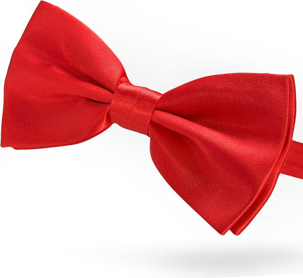 KOOMOX Red Bow for Dog, Adjustable Bow Tie Collar for Medium and Large Dogs Cats, 1 Piece Red