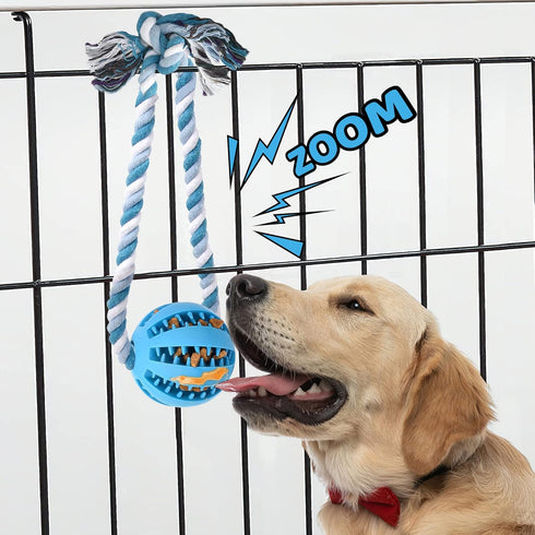 ChengFu Interactive Dog Toys, Crate Training Aids for Puppies, Peanut Butter Treat Dispenser Toys
