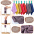 8 11.8 11.8 Inch) Buryeah Piece Multi Animal Cage Liners Fleece Bedding Mats Warm Towels for Hamsters Rabbits Ferrets
