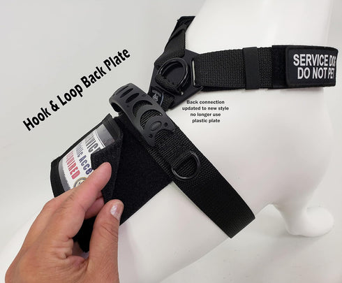 ActiveDogs No-Pull Service Dog Adjustable Strap Harness, XL Girth 29"-44" with Quick Release Buckle