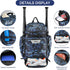 WOLT Basketball Backpack Bag with Separate Ball Compartment and Shoes Pocket, Large Sports Equipment Bag