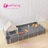 Chinchilla 24" 48") Funfurry Waterproof Guinea Pig Cage Liner,Washable Tarp Bottom Base,Cage Liners for Small