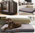 Extra Large Orthopedic Dog Bed for Big Dogs, Waterproof with Removable Washable Cover, Grey