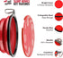 Tuff Pupper SuperBigSlurp - Collapsible Dog Bowls | Convenient Dog Travel Bowls w/Storage Lid | Keeps Pups Hydrated and Full | Portable Dog Water Bowls & Large Travel Bowls for Pets | Patent Pending
