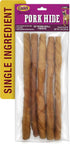 Cadet Gourmet Pork Hide Rolls, 10 in, 5 Count Dog Treats