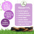 Nature Gnaws Braided Gnaws for Dogs - 5-6" (10 Count), Long Lasting Natural Beef Bully Stick Combo