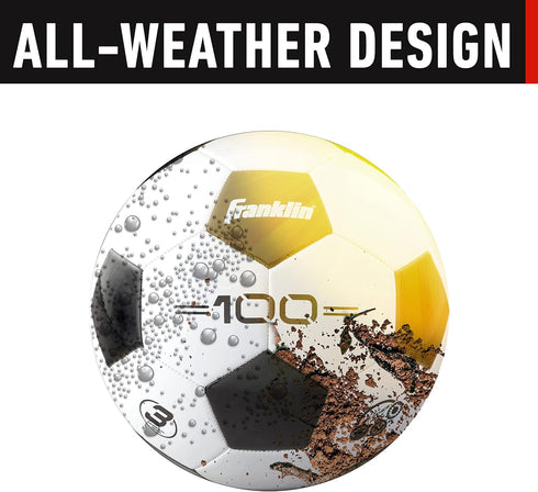 3, 4 5 Packs Franklin Sports Soccer Balls - Youth & Adult - Sizes & - Single & Bulk - Black & White