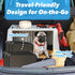Skywin Dog Pad Holder Tray for 24” x 24” Pads with Litter Box Enclosure - Easy Clean Indoor Dog Potty Tray