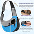 Pawaboo Pet Dog Sling Carrier, Hand Free Drawstring Dog Papoose with Adjustable Strap, Breathable Mesh Bag for Puppy