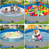 Dog Pool for Large Dogs - Portable Plastic Bathtub, Foldable Slip-Resistant Pool for Dogs (XL - 71'' x 12'')