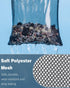 Pawfly 8 Pack Aquarium Filter Media Bags, Fine Mesh Filter Bag with Plastic Zipper for Activated Carbon, Bio Filter