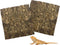 Tfwadmx 2Pcs Terrarium Cork Bark Background, 11.8"x11.8" Thickened Reptile Tank Tree Backdrop Wall Decor for Lizard,