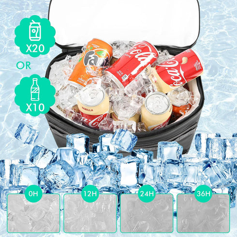 Kayak Cooler - Waterproof Seat Back Cooler for Kayaking, Beach, and Camping with Portable Ice Chest