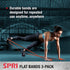 SPRI Flat Bands 3-Pack, Resistance Band Kit Set with 3 Levels for Strength Training and Body Workout