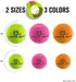 Hyper Pet Tennis Balls for Dogs, Interactive Dog Toys for Exercise and Training - 4 Pack 2.5" Orange