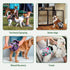 Diapers(5 Pack) Washable Reusable Female Dog Small Medium Large Doggie Puppy & Doggy Dog Diaper, Period Panties in Heat