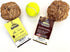 Nutties Coconut Husk Fiber Ball Toy and Magic Toothbrush for Dogs - Large Size (2 Sizes)