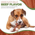 SPOT Bam-Bones Plus Durable Dog Chew Toy for Aggressive Chewers, 9.5in, Beef Flavor, Bamboo Fiber & Nylon
