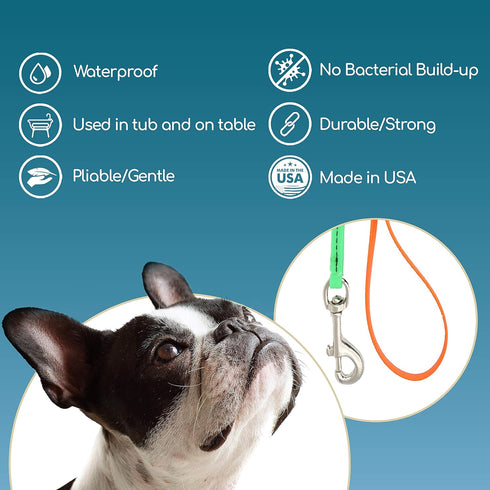 3/8" 18 24" Jelly Pet Grooming Loop for Dogs, Fits Most Pet Grooming Tubs/Tables, Easy to Clean, Waterproof & Durable