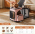 Backpack Backpack Backpack Lekereise Pet Carrier Expandable Cat for Small Dogs Cats, Dog Bag with Breathable Mesh, Pink