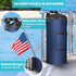 Wizcave 10-13 Boat Trash Can, Leakproof Boat Trash Bag, Portable Pontoon Boat Accessories for Storage, Reusable Boat