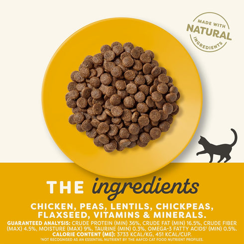 Applaws Complete Dry Cat Food, Grain Free, Limited Ingredient, Chicken Recipe 1 x 11 lb Bag