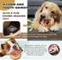 Dog Chew Toys for Aggressive Chewers - Indestructible Tough Squeaky Toys for Small/Medium/Large Breeds, Donut Brown