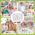 Fisahat 2-8 Easter Party Games,Dice Easter Egg Exchange Game,Rubber Mat Board Game,Easter Egg Party Game for Kids