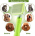 Versatile Pet Grooming Brush and Deshedding Tool, Gently Removes Loose Undercoat for Cats and Dogs, Suitable for Pet