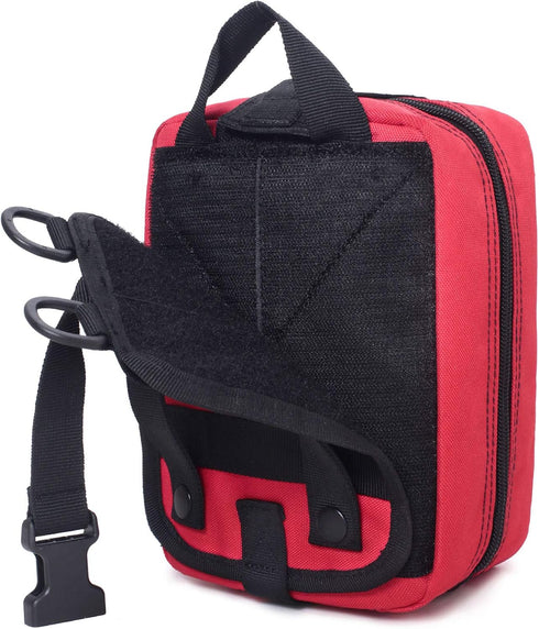 Honestptner 600D Molle Pouch, Sturdy Nylon Tactical Medical Pouch,Rip-Away EMT First Aid Pouch (Bag Only)