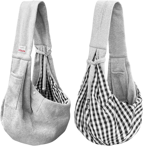 Stylish Dog Carrier Sling for Traveling, Comfortable Purse for Small Dogs, Hands-Free Design