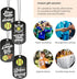 Inkstone Softball Dogtag Necklaces - Motivational Stop Dreaming Start Doing - 12 Pack Encouraging Gift for Students,