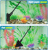 3 1 10gal AQUANEAT Small Fish Tank Cleaner, Aquarium Cleaning Tools, in Glass Cleaner with Algae Scraper, Sponge Brush