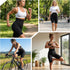 High-Waisted Ribbed Compression Shorts for Women - Sauna Workout Gear