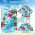 EXPAWLORER Dog Hawaiian Shirt - Breathable Polo T-Shirts with Floral Pattern for Small Medium Large Dogs