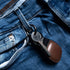 KeySmart Key Ring Clips, Round Stainless Steel Carabiner Clip with Quick Release Keychain Hooks