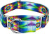 Country Brook Petz HossFit Jr Wide Martingale Dog Collar - Groovy Collection, Tie Dye Flowers, Medium