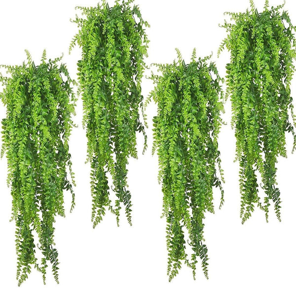 PINVNBY Reptile Plants Hanging Fake Vines Boston Climbing Terrarium Plant with Suction