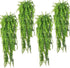 PINVNBY Reptile Plants Hanging Fake Vines Boston Climbing Terrarium Plant with Suction