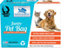 Hippo Sak Extra Large Pet Poop Bags with Dispenser, Made with Ocean