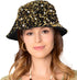 Womens Sequin Bucket Hat, Shiny Glitter Sun Hats for Party, Girls Teens Travel Cap