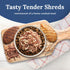2.5-oz. 24-Count Blue Buffalo Tender Shreds Beef & Chicken Toppers in Savory Broth, Natural Dog Food Complement, Beef