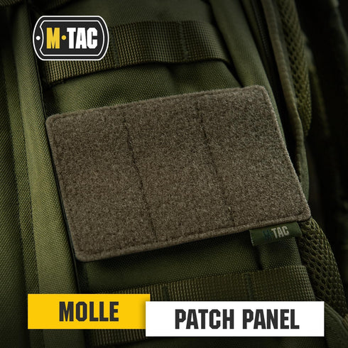 M-Tac Loop Tactical Morale Patches Board, Molle Attachment 4.5 x 3.5 (Olive)