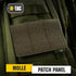 M-Tac Loop Tactical Morale Patches Board, Molle Attachment 4.5 x 3.5 (Olive)