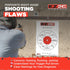 EZ2C 11"x17" 25 USA Made Right Hand/Left Hand Shooting Range Diagnostic Training Paper Target Tear-Off Pad