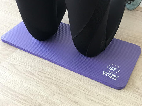 Yoga Knee Pad | 0.6 Inch Thick Cushion for Pilates, Elbows, Forearms & Wrists Workout